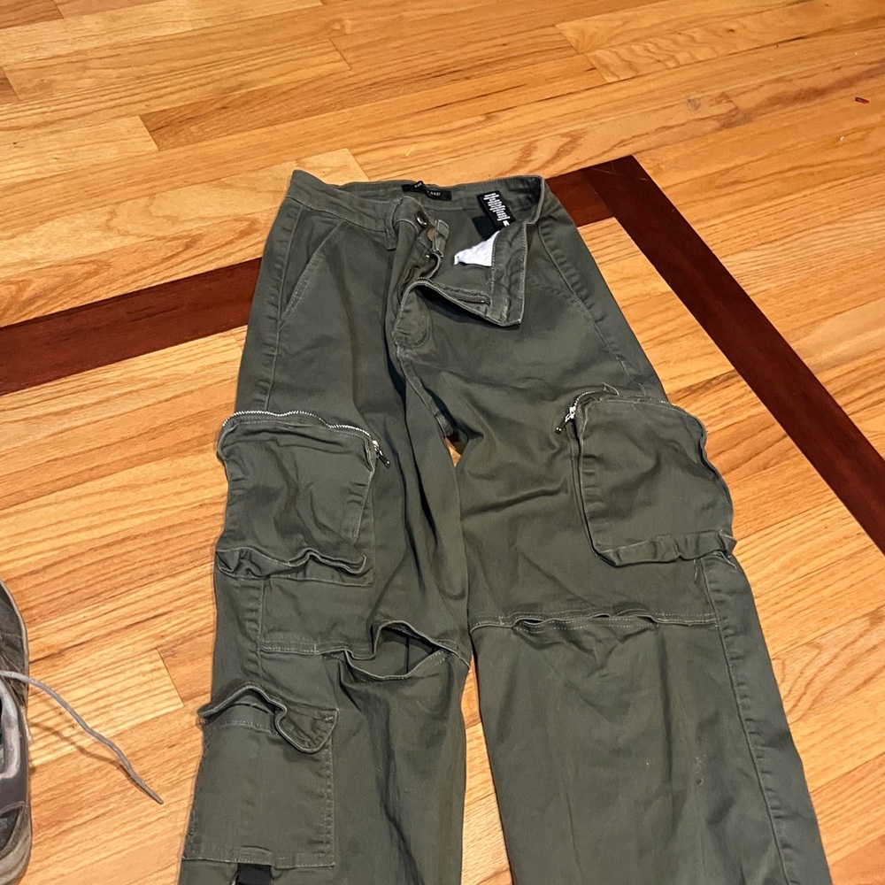 American Bazi Green Cargo Pants